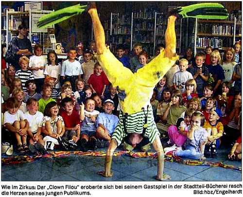 Clown  Filou als Seeräuber - Kostheim/ Hessen 2000