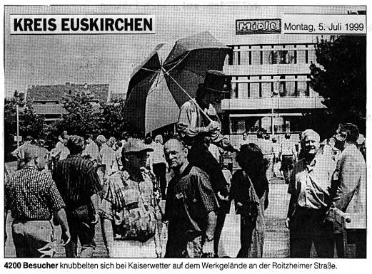 Clown  Filou der Stelzenläufer - Euskirchen/ RLP 1999