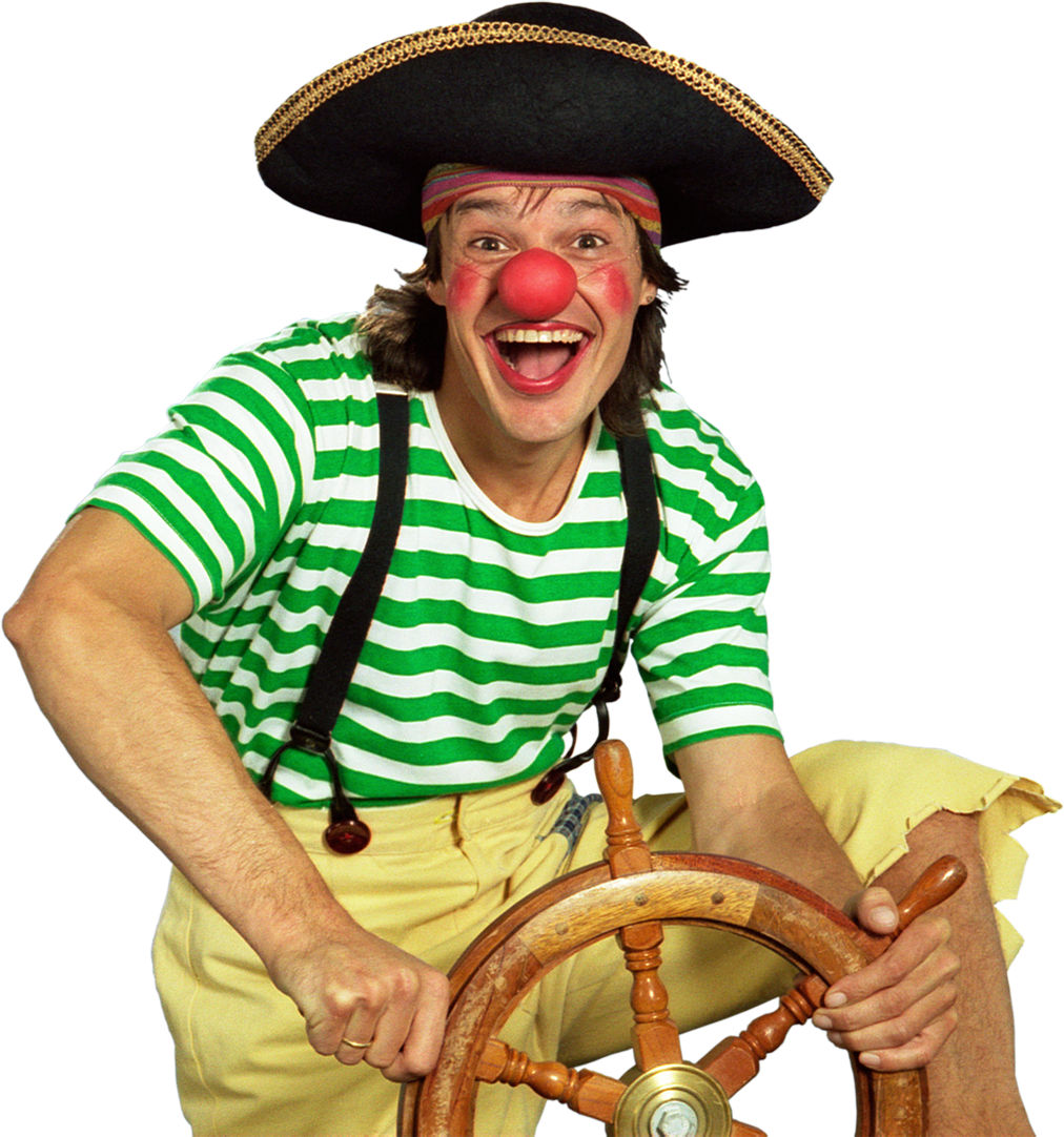 Clown Filou befährt die Weltmeere und das Publikum reist mit