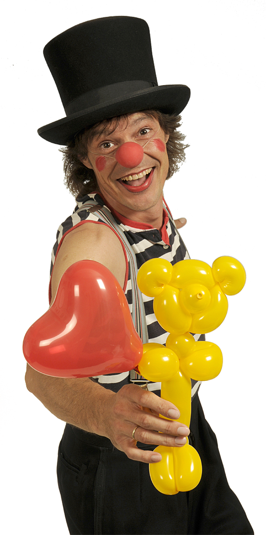 Ein Clown zieht die Menschen aus den Alltag und bringt sie dorthin wo gelacht werden darf